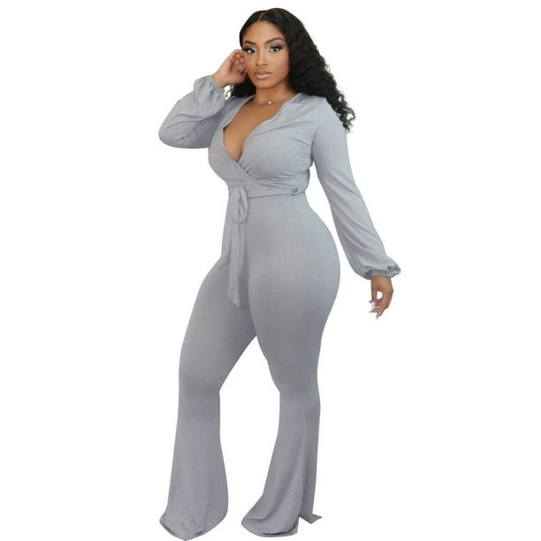 New Lovely Women's V Neck Solid Color Short Sleeves Slim Long Jumpsuit Clubwear New Lovely Women's V Neck Solid Color Short Sleeves Slim Long Jumpsuit Clubwear